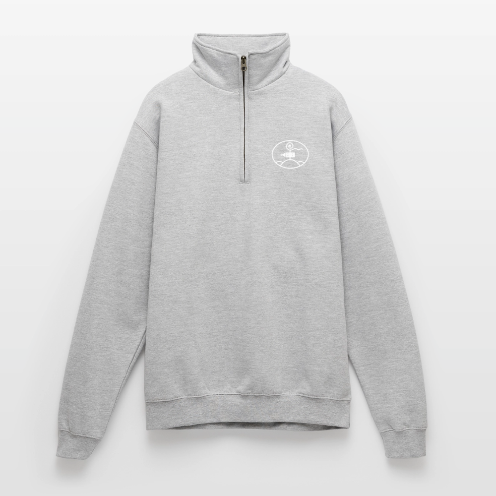 Schottengymnasium Quarter-Zip Sweatshirt - heather grey