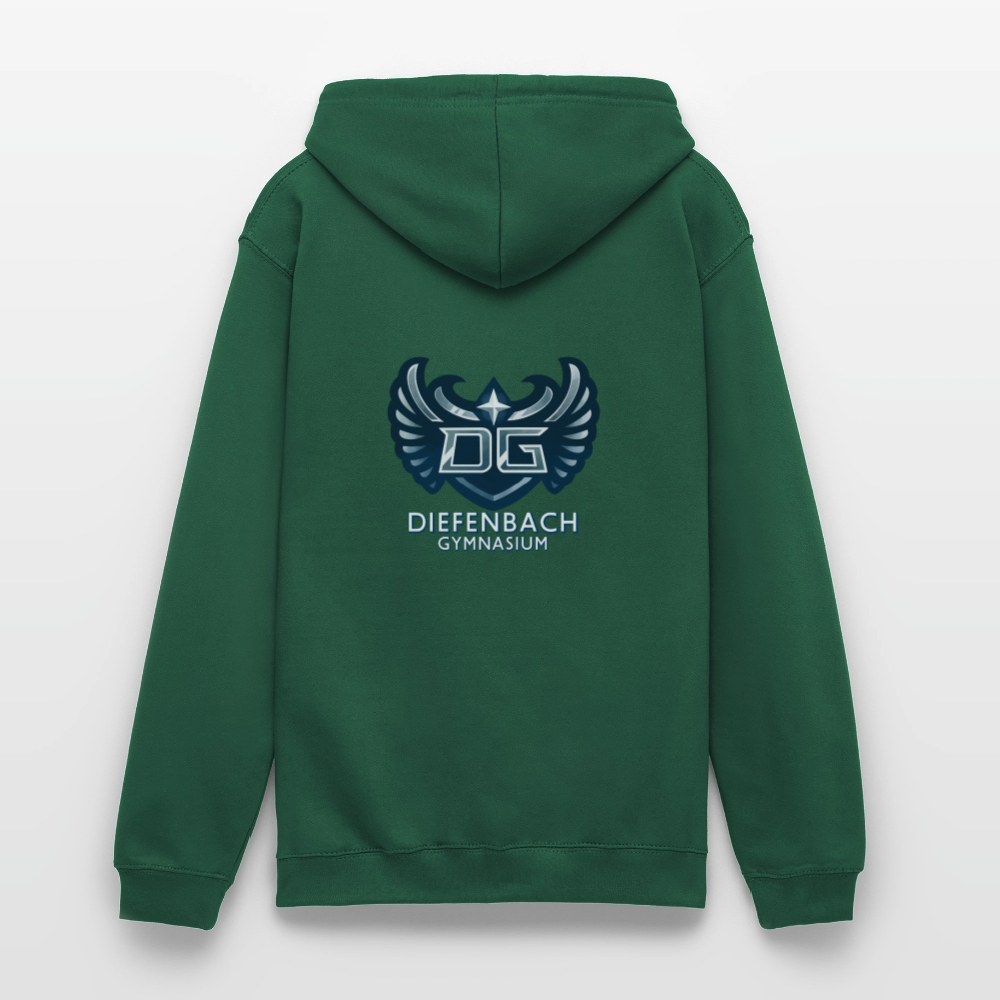 Diefenbachgymnasium- Hoodie - bottle green