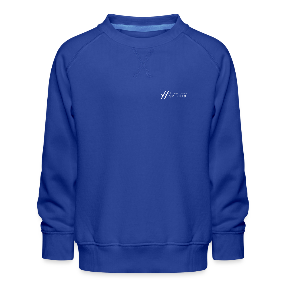 Haizingergymnasium- Kinder Sweatshirt - royal blue