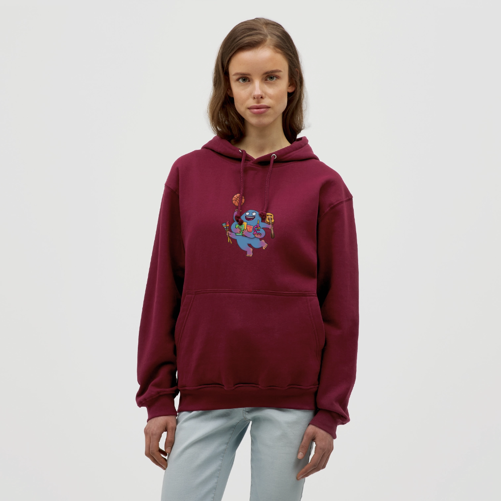 TEST Hoodie - bordeaux