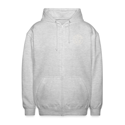 AHS Flora Fries- Unisex Hooded Jacket - light heather grey