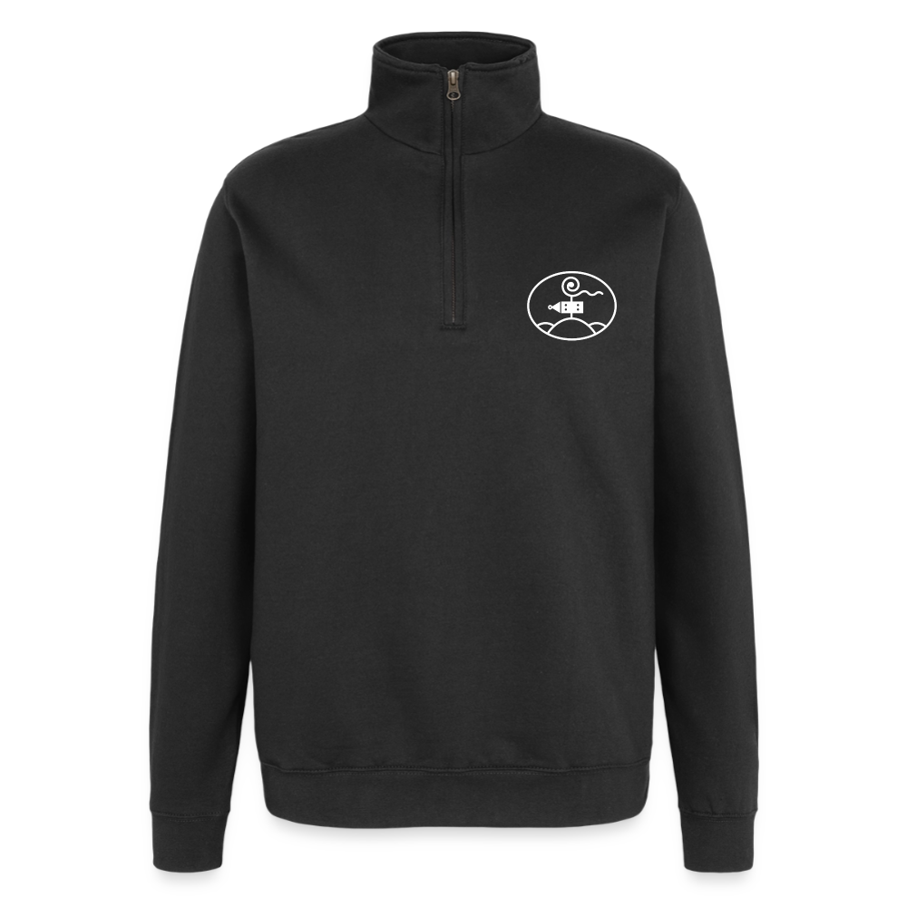 Schottengymnasium Quarter-Zip Sweatshirt - black