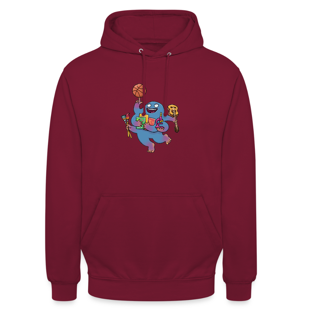 TEST Hoodie - bordeaux