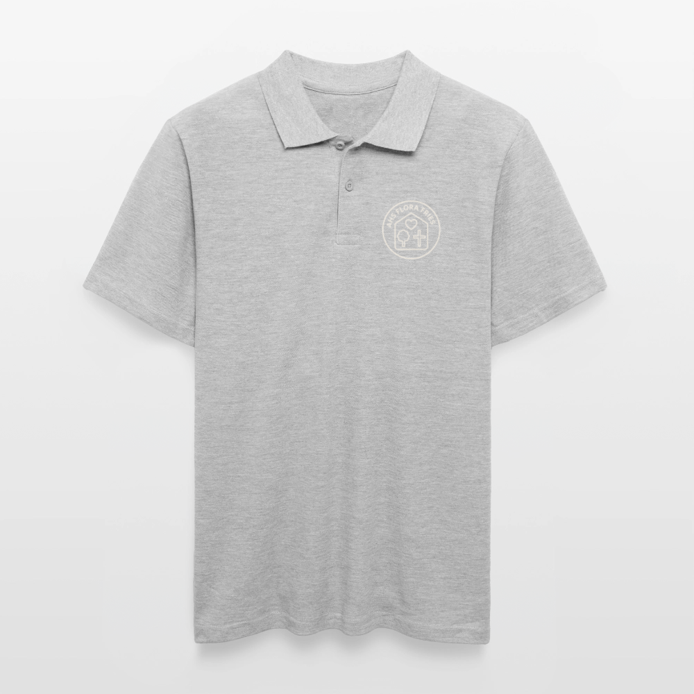 AHS Flora Fries- Polo Shirt - heather grey