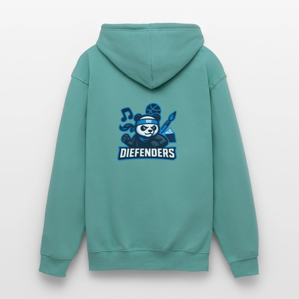 Diefenbachgymnasium- Hoodie (2) - pastel turquoise