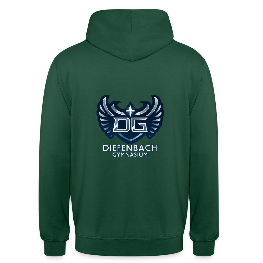 Diefenbachgymnasium- Hoodie - bottle green